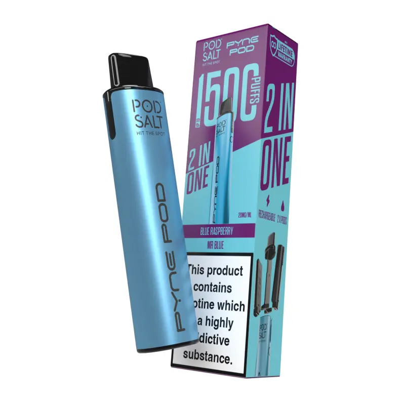 Blue Edition Pyne Pod 2 in 1 Vape Kit Pod Salt Edition 